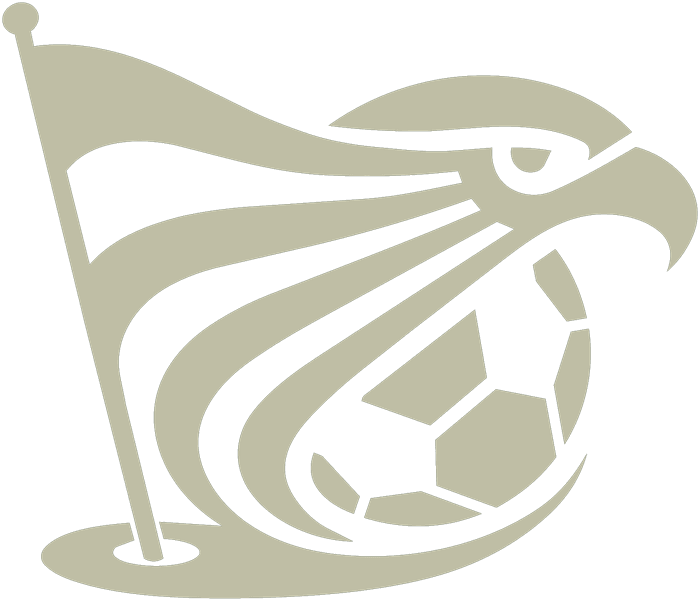Emblema LPFG: águila, bandera y balón